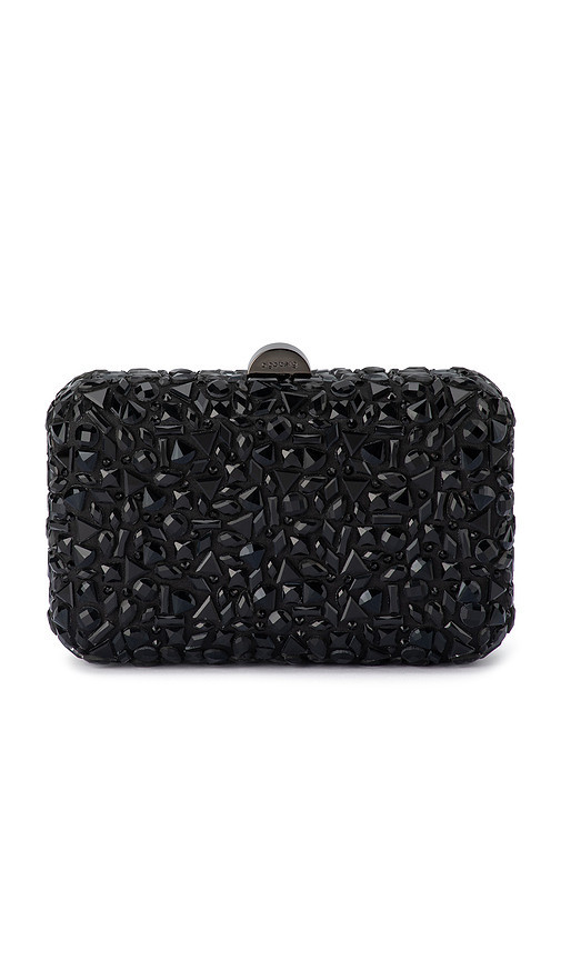 olga berg Aviva Crystal Clutch in Black. | Revolve Clothing (Global)