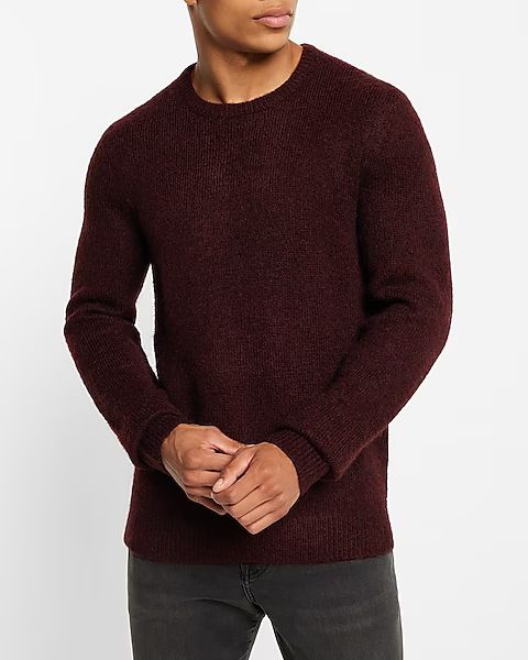 Textured Crew Neck Sweater | Express