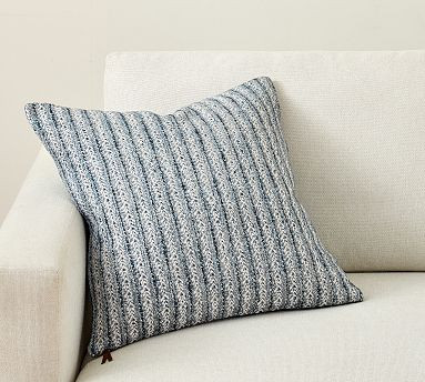 Rea Textured Pillow | Pottery Barn (US)