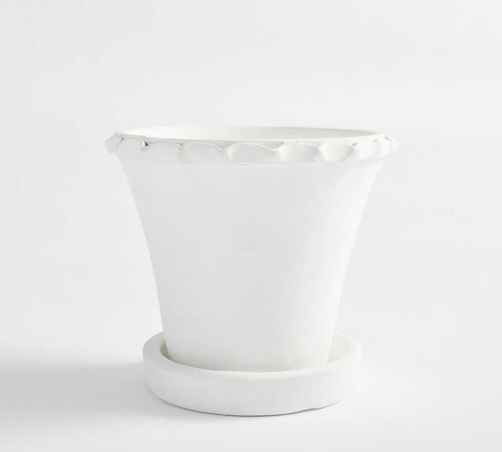 Provence Scalloped Edge Planters | Pottery Barn (US)