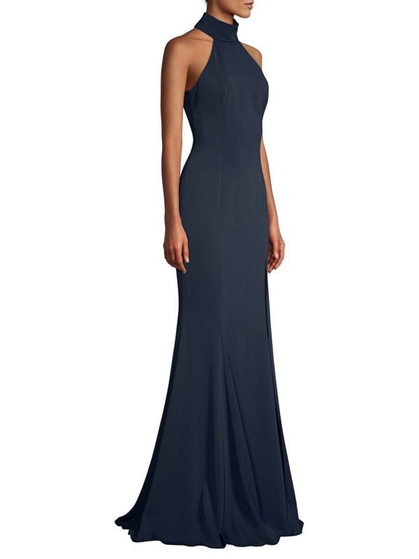 Cameo Highneck Crepe Gown | Saks Fifth Avenue OFF 5TH