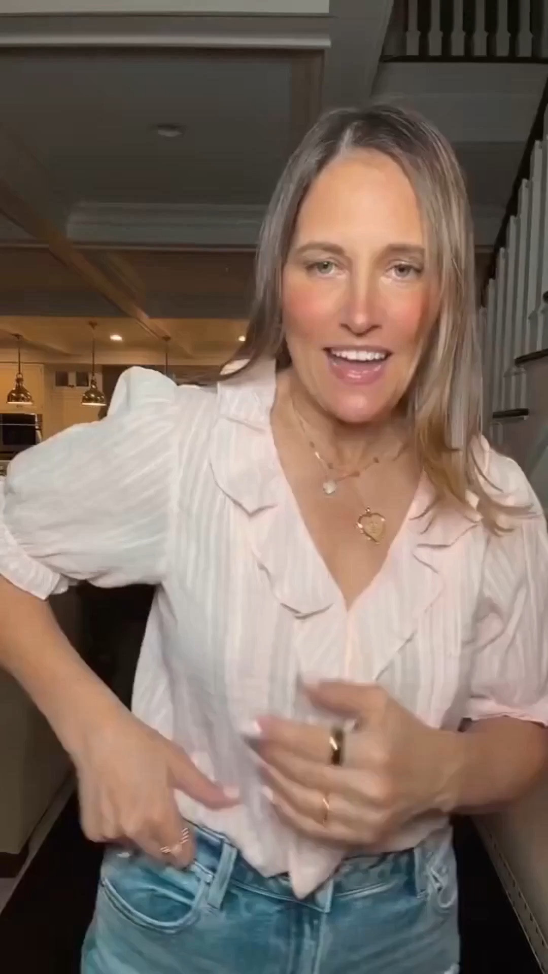 Petal pink ruffles and light denim are a perfect summer look! s

#LTKSeasonal #LTKOver40 #LTKMidsize