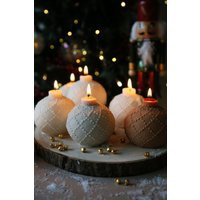 Ornament Christmas Ball Candle Scented Soy Wax Candle, Festive Decor | Etsy (US)