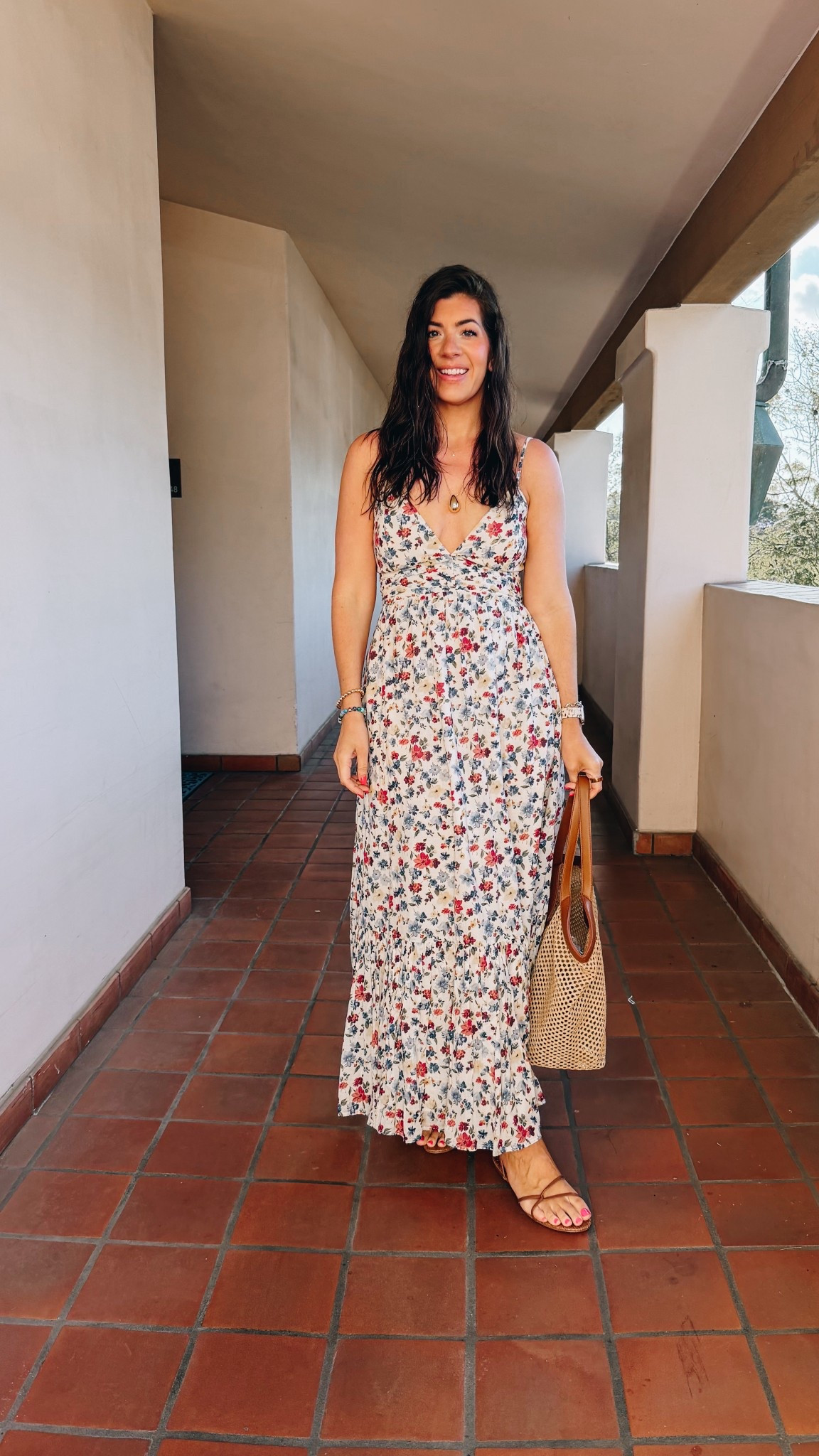 Vacation outfit
Floral tie back dress-medium tall
Sandals-10.5


#LTKWedding #LTKTall #LTKSaleAlert