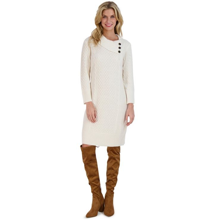 Sandra Darren - Envelope Neck Sweater Dress | Target
