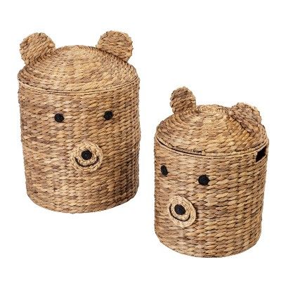 Honey-Can-Do Set of 2 Bear Shaped Storage Set | Target