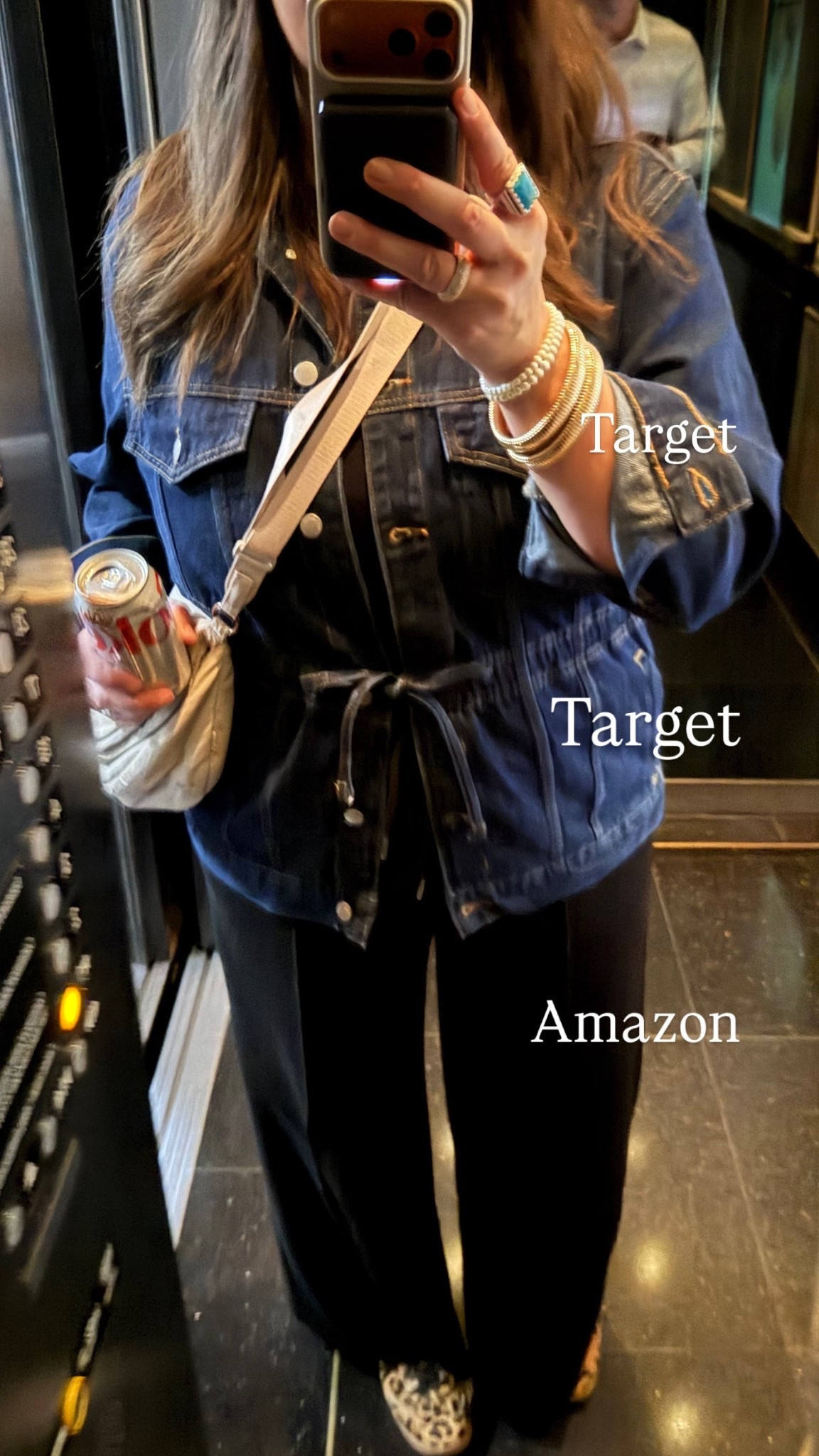 Currently wearing on repeat this new target toe waste Jean jacket , this target stack, and my leopard tennis shoes! 

#LTKmomlife #LTKOver40 #LTKootd