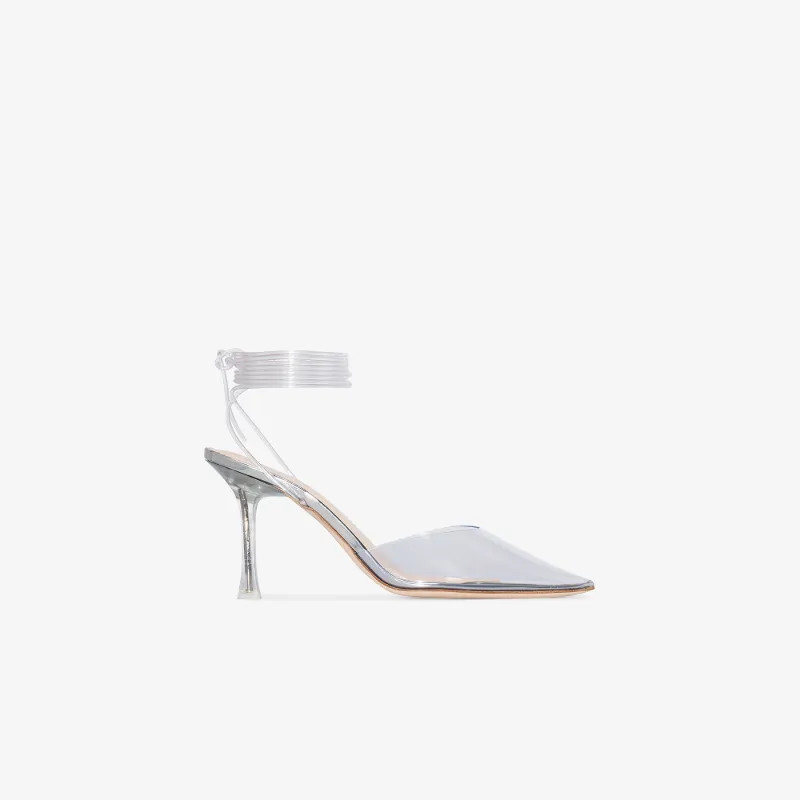 Magda Butrym Womens White Transparent Finland 80 Pvc Pumps | Browns Fashion