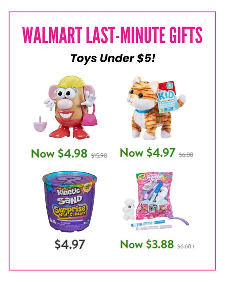 Last-minute gifts on Walmart! Toys under $5! #walmartpartner @walmart 