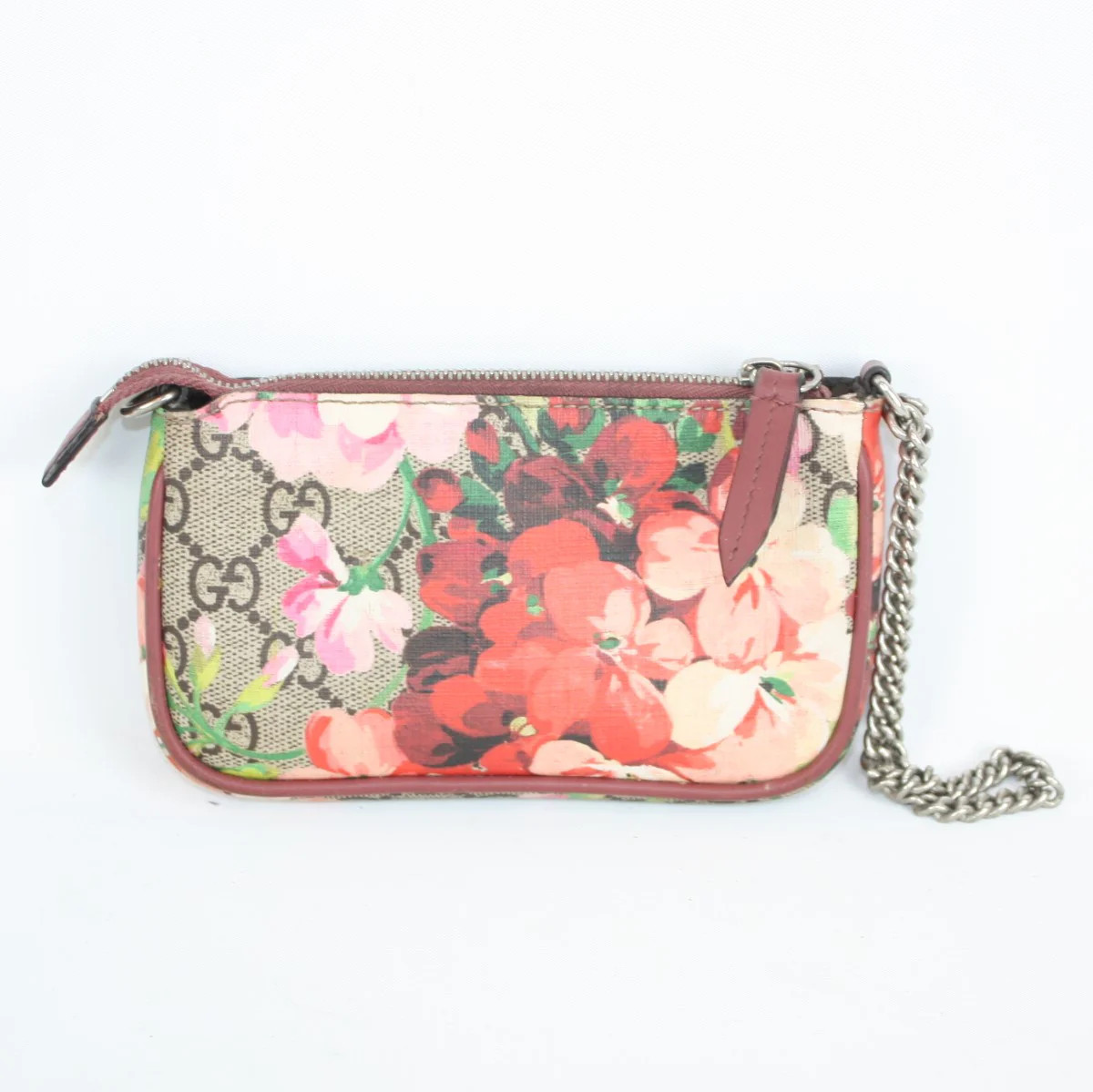 429766 GG Supreme Canvas Blooms Mini Pochette | Keeks Designer Handbags