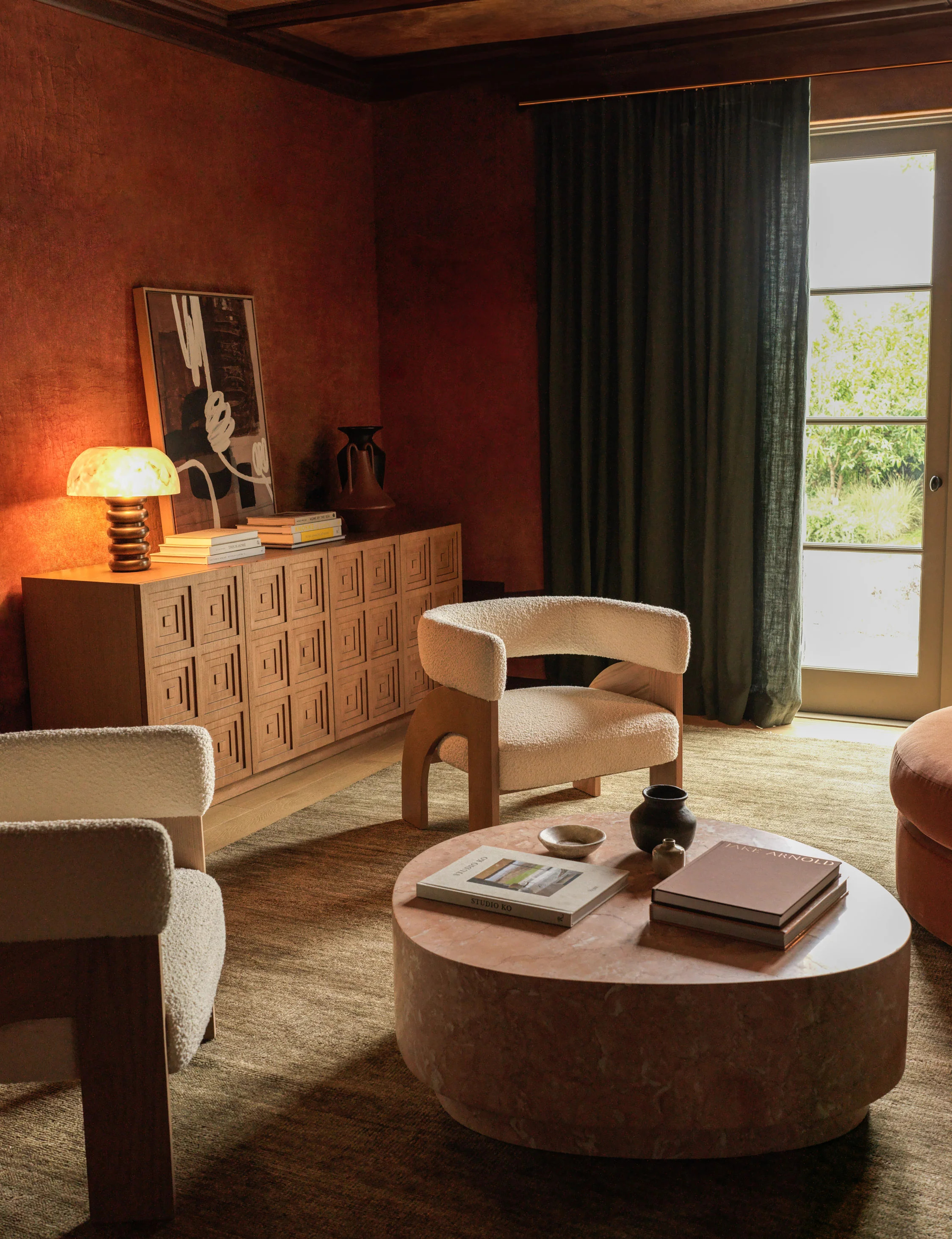 Faas Round Marble Coffee Table | Lulu and Georgia 