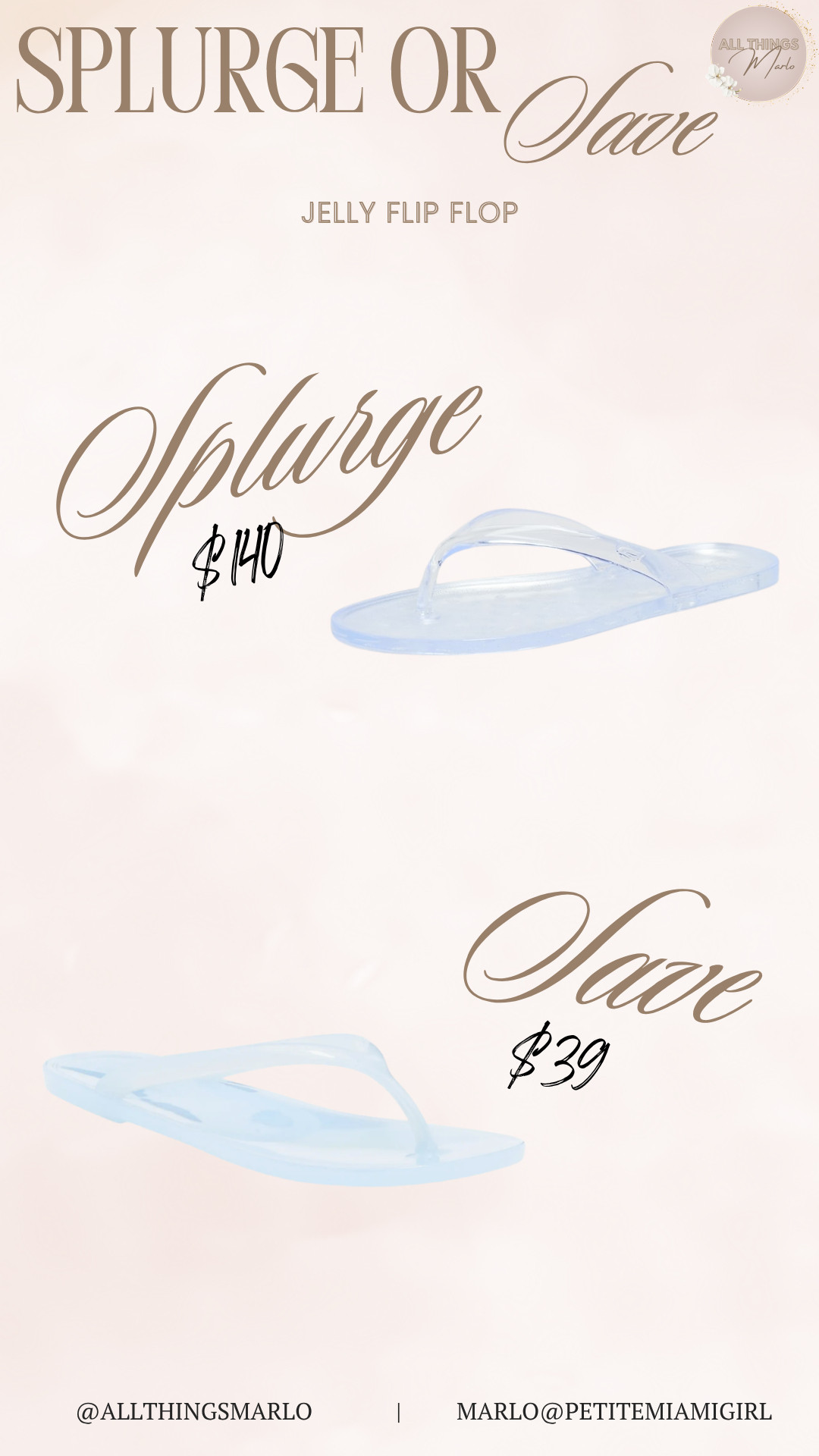 Jelly Flip Flop 

 #LTKootd #LTKWorkwear #LTKTravel