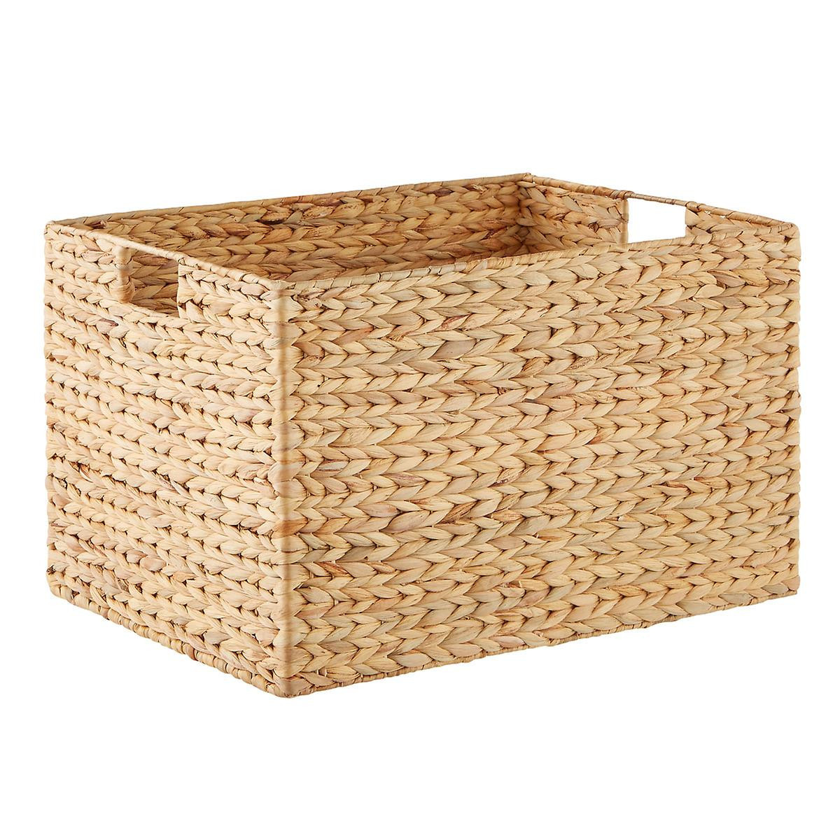 Large Water Hyacinth Bin Natural | The Container Store