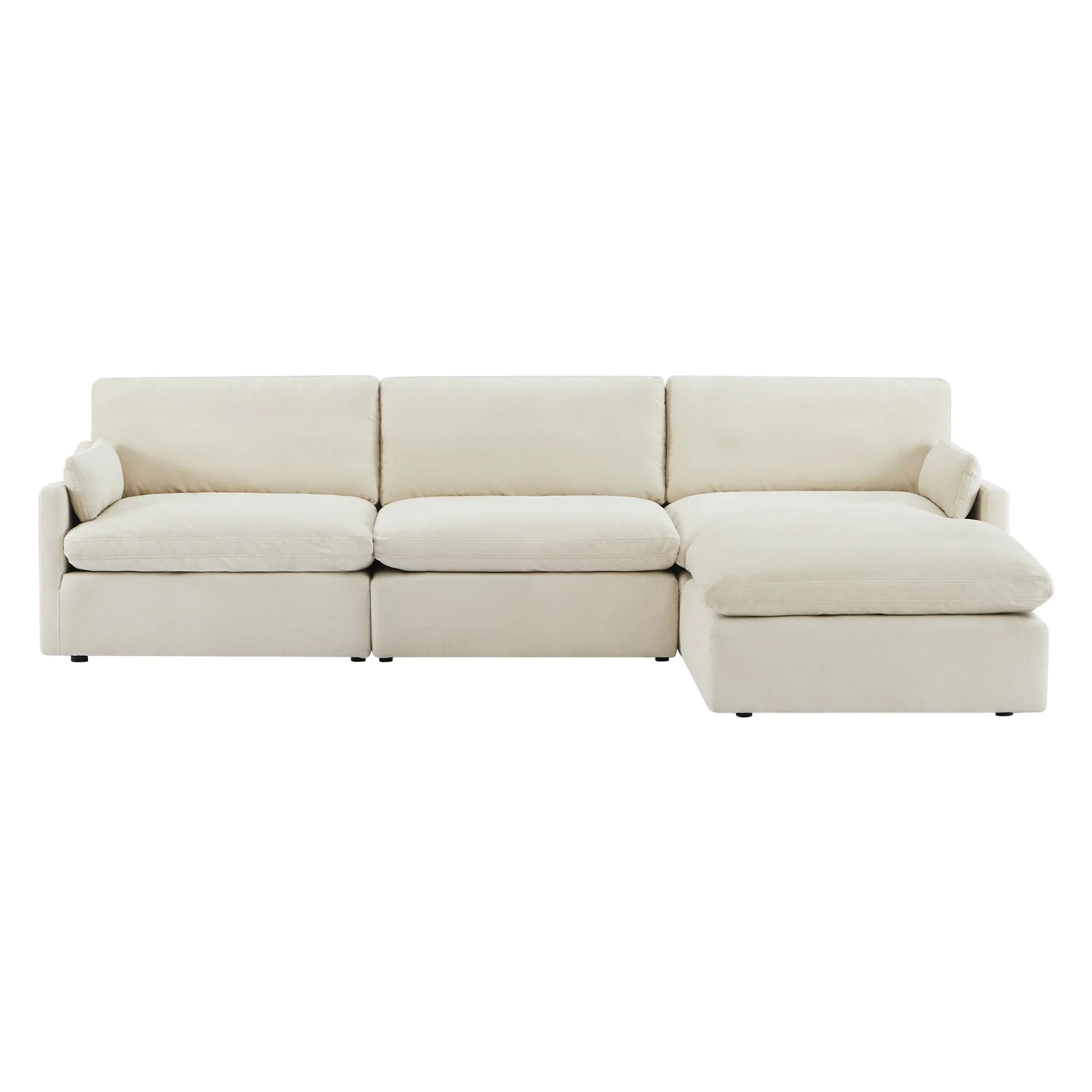 Kenna Modular 4-Piece Ottoman Sectional | Flexible & Functional Seating | Chita