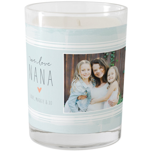 Soft Brushed Pattern Glass Candle | Shutterfly