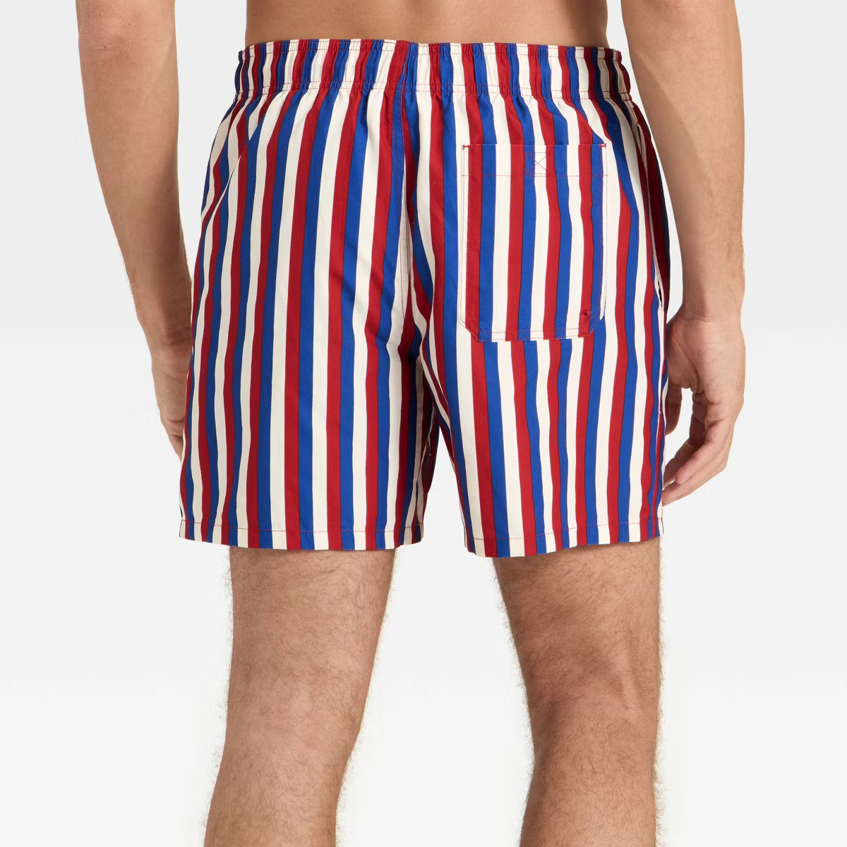 Men's Great American Summer Striped 7" Swim Trunks - Goodfellow & Co™ | Target