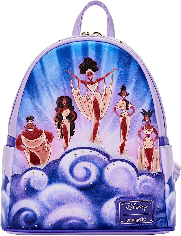 Loungefly Disney Hercules Muses Clouds Womens Double Strap Shoulder Bag Purse | Amazon (US)
