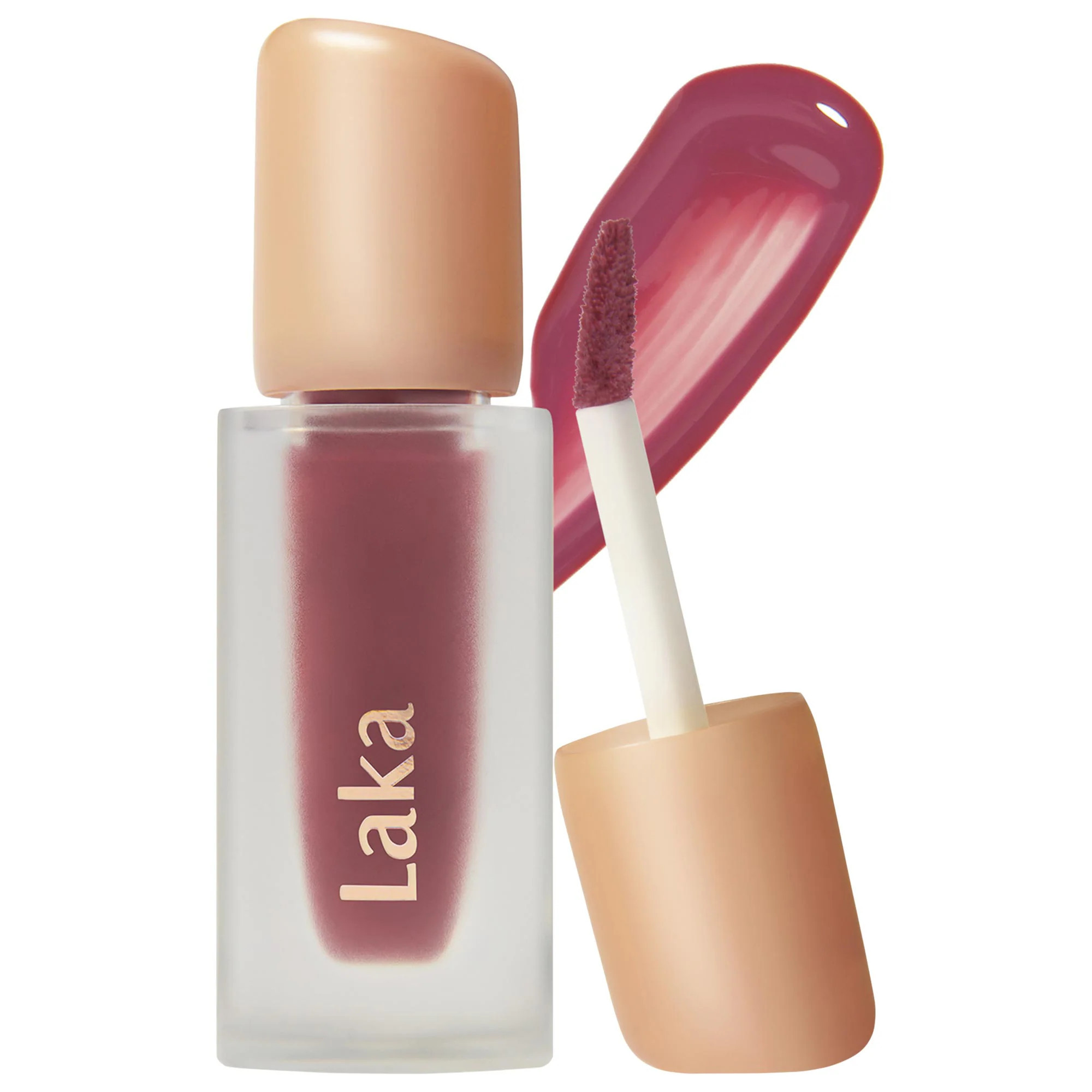 Laka Fruity Glam Tint Hydrating Long-lasting Lip Stain 102 Dewy 0.15 oz/4.5 mL | Sephora (US)