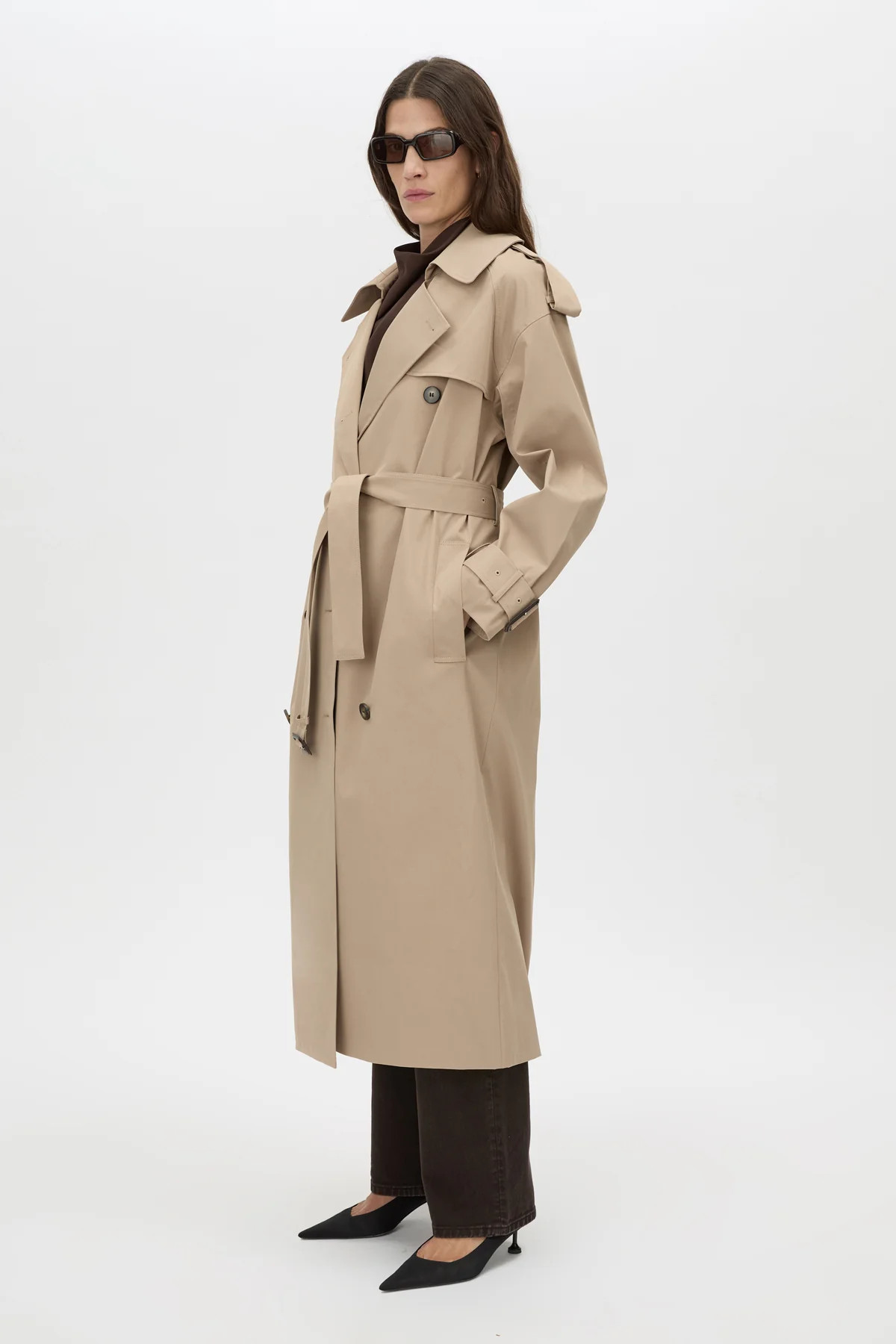 Evans Women's Trench Coat In Sand - CAMILLA AND MARC® Official | C&M | CAMILLA AND MARC (ANZ)