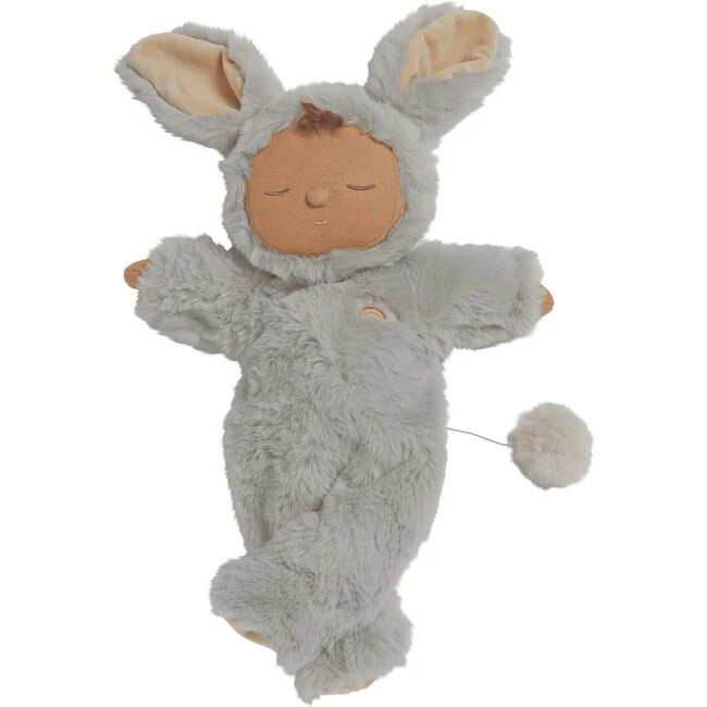 Lullaby Cozy Dinkum Bunny Pip, Smoke (Grey) - Kids Toys | Olli Ella from Maisonette | Maisonette