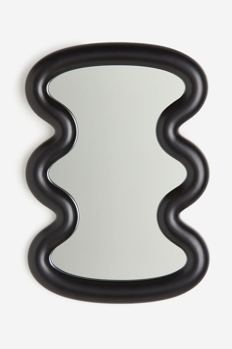 Miroir ondulé - Noir - Home All | H&M FR | H&M (FR & ES & IT)
