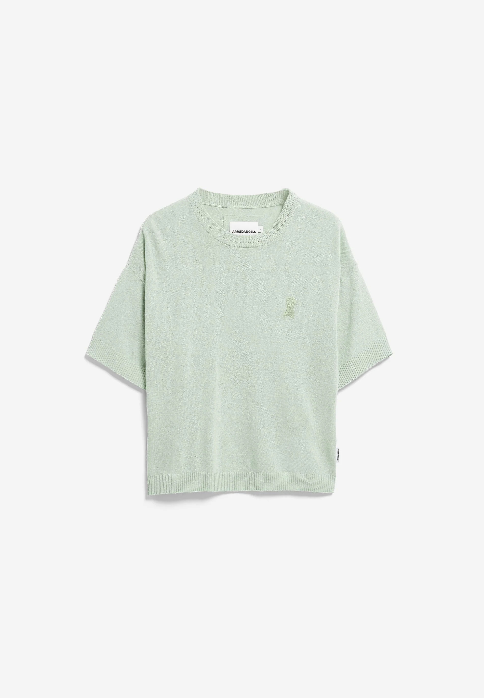 "KURZÄRMLIGER LEINEN-MIX STRICKPULLOVER Leinen-Mix" | ArmedAngels (DE)