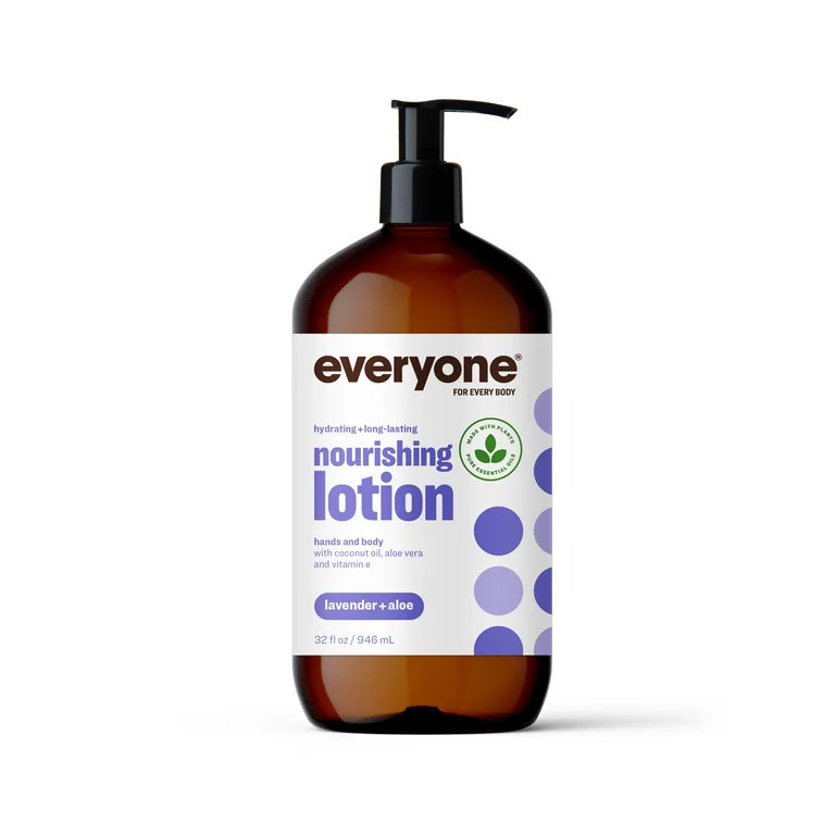 Everyone Lavender + Aloe Hands and Body Nourishing Lotion, 32 fl oz | Walmart (US)
