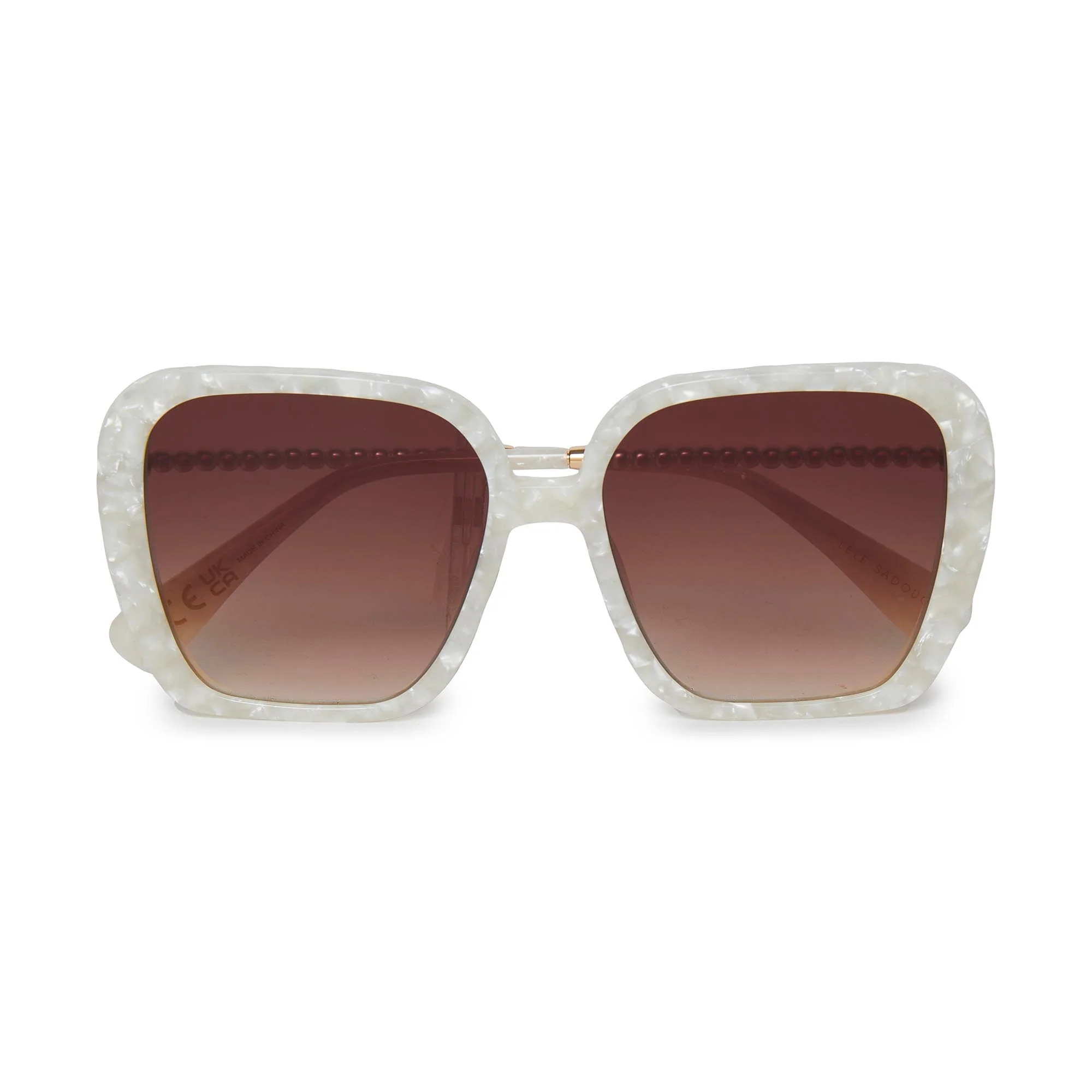 MOTHER OF PEARL ATHENS OVERSIZED SUNGLASSES | LELE SADOUGHI