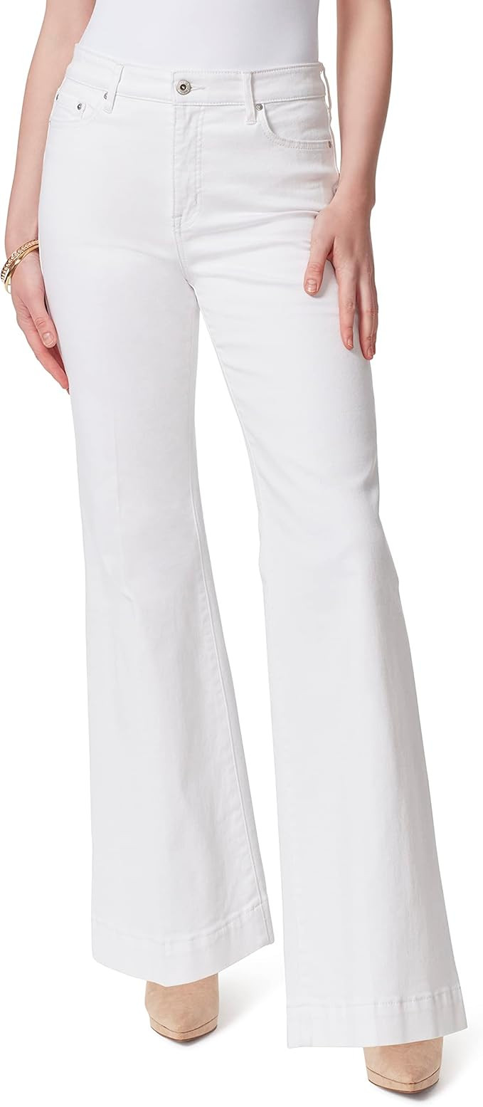 Jessica Simpson Women's True Love Trouser Wide Leg Jean Standard | Amazon (US)