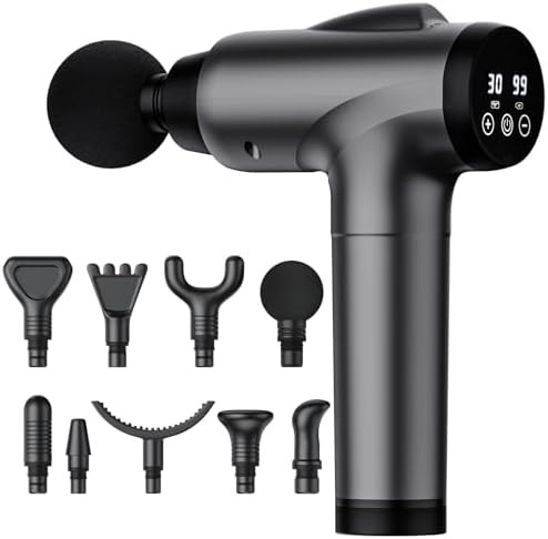 Massage Gun Deep Tissue, Handheld Electric Muscle Massager, High Intensity Percussion Massage Dev... | Amazon (US)