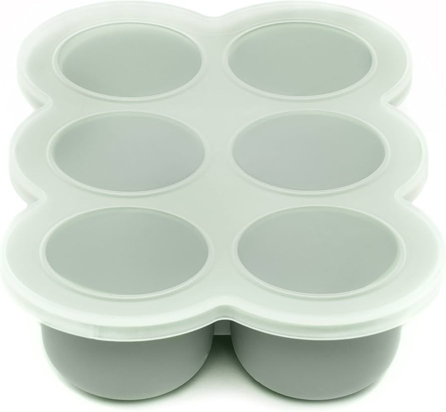 WeeSprout Silicone Baby Food Freezer Tray with Clip-on Lid - Perfect Storage Container for Homema... | Amazon (US)