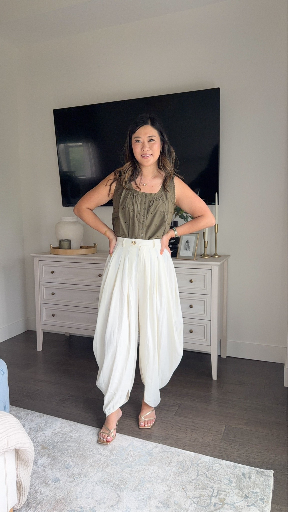 Amazon fall transition outfit, eyelet top, affordable fashion, casual outfit, tcs 

Wearing a small in top
Medium in pants

#LTKSeasonal #LTKPetite #LTKootd