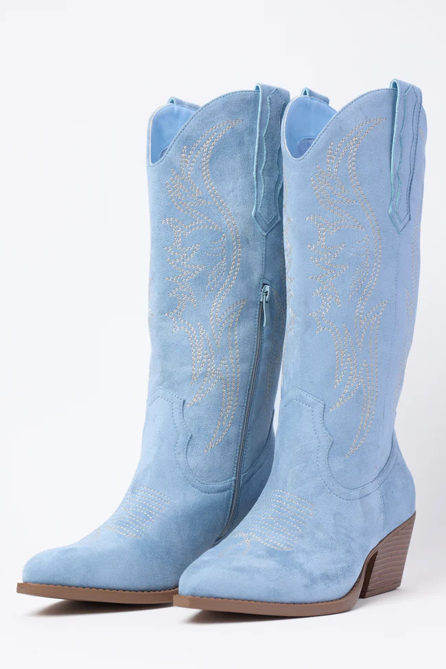 Jubilee Blue Cowboy Boots SALE | Pink Lily