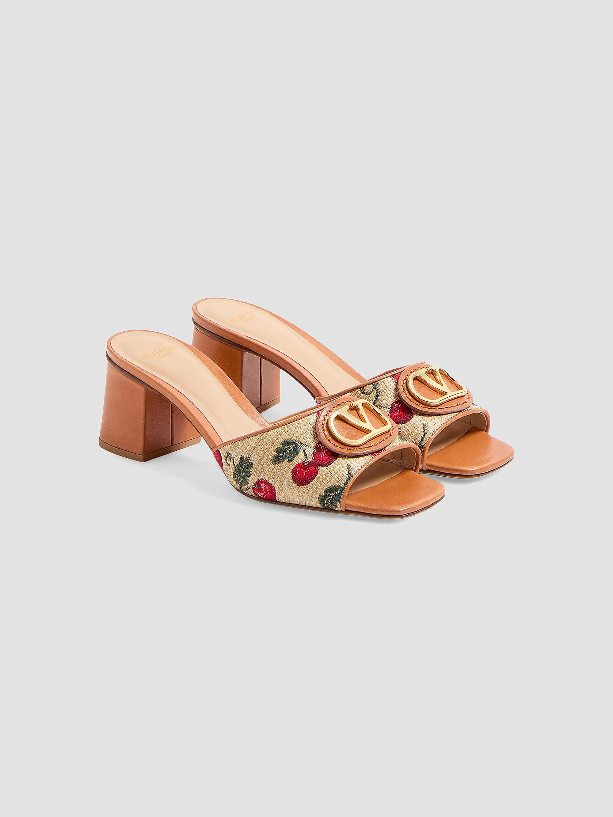 VLogo Signature Cherryfic Slide Sandals 60MM | Saks Fifth Avenue