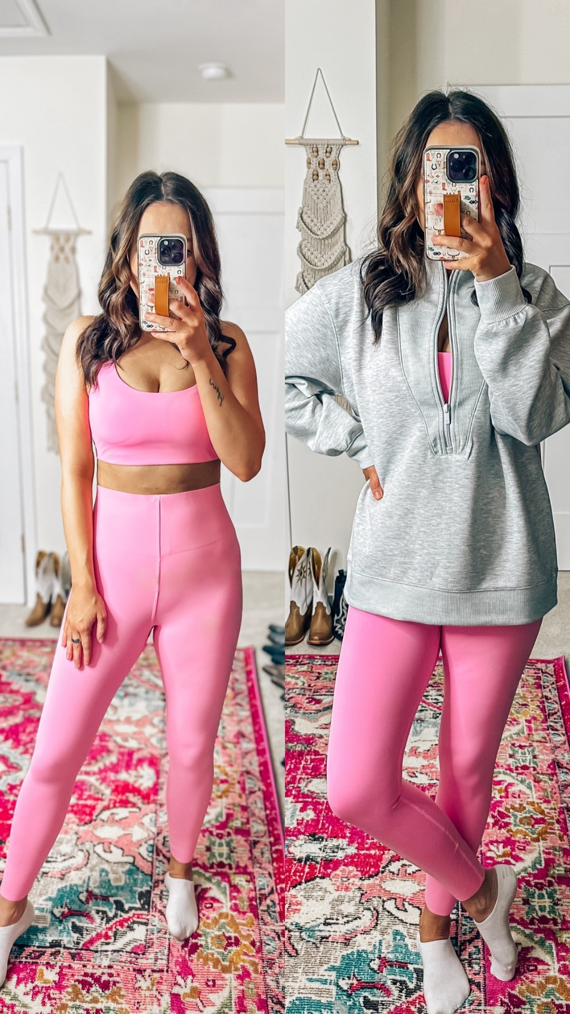 Target athletic wear - pink Valentine’s Day leggings and sports bra and pullover in a medium - winter spring and summer workout stuff 

#LTKootd #LTKFindsUnder50 #LTKfitnessgoals
