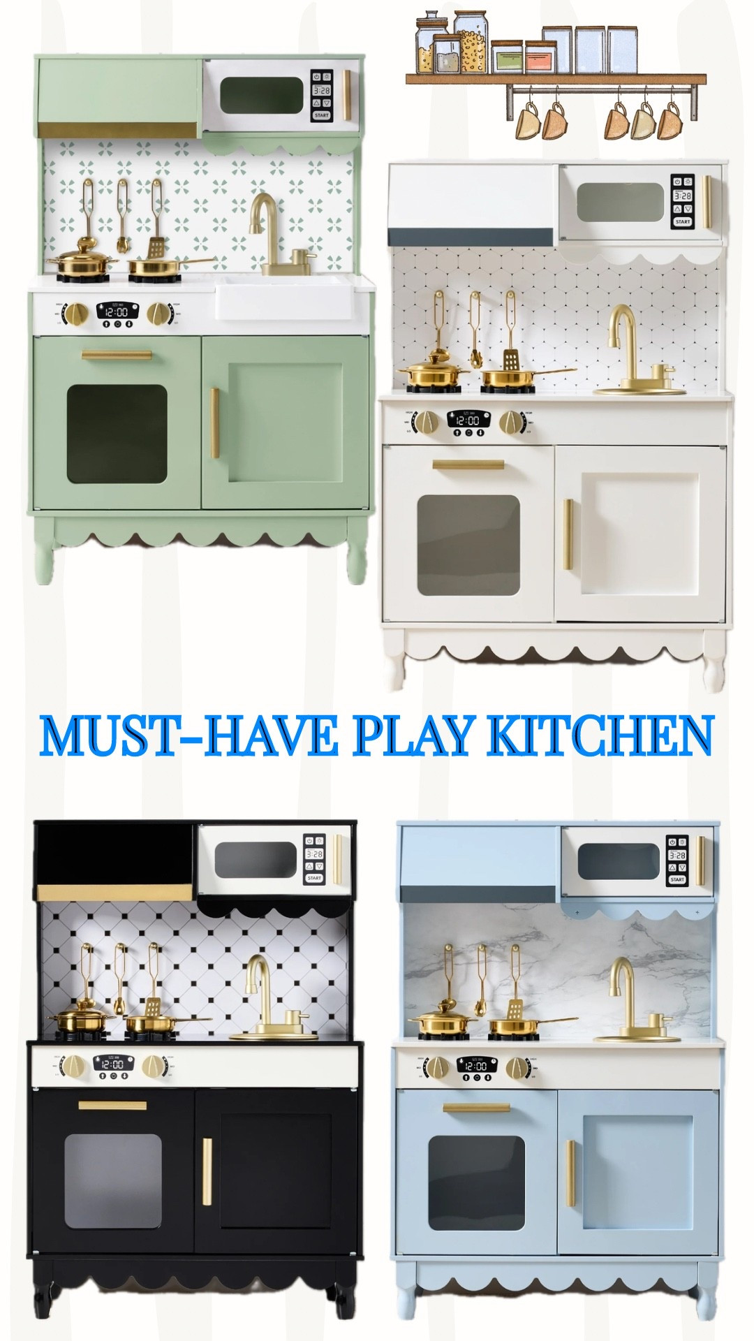 This is so cute and currently on sale!🙌🏼

Play kitchen | pretend play | kitchen toys | toy kitchen

#LTKmomlife #LTKKids #LTKHome