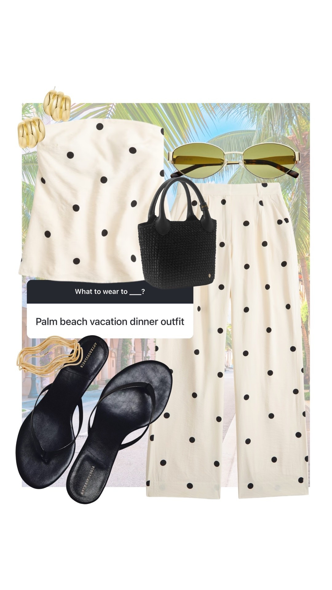 What to wear in Palm beach for dinner! #kathleenpost
