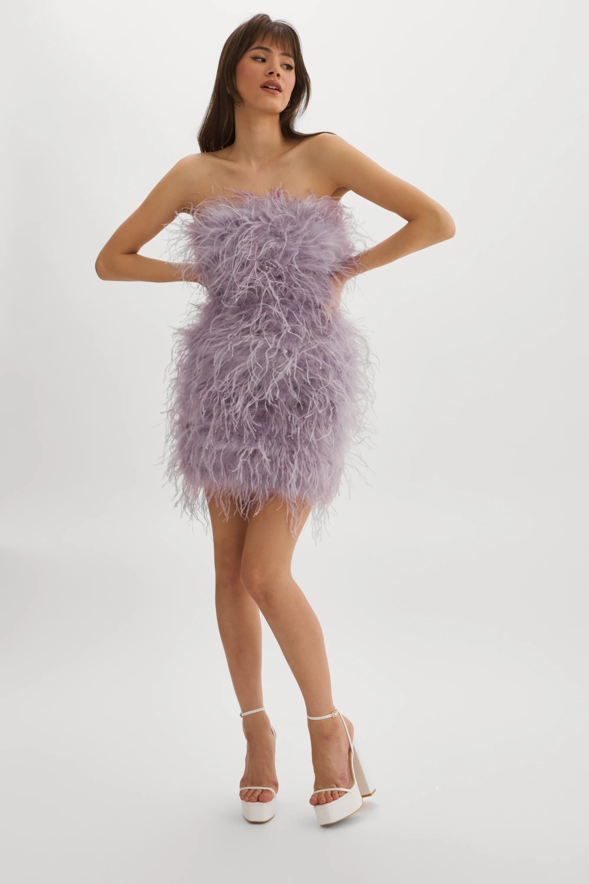 TRIANA | Feather Dress | LAMARQUE