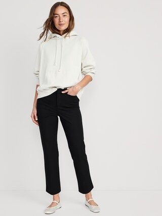 High-Waisted Pixie Straight Ankle Pants for Women | Old Navy (CA)