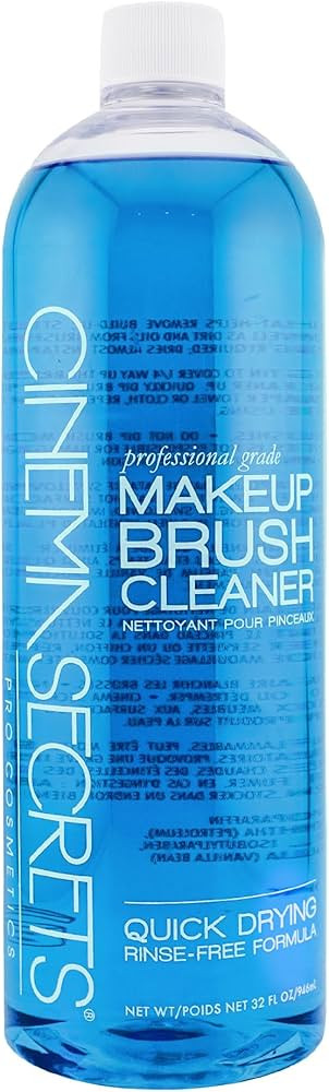 Cinema Secrets Original Blue Vanilla Makeup Brush Cleaner Solution - Professional Cleanser for Ma... | Amazon (US)