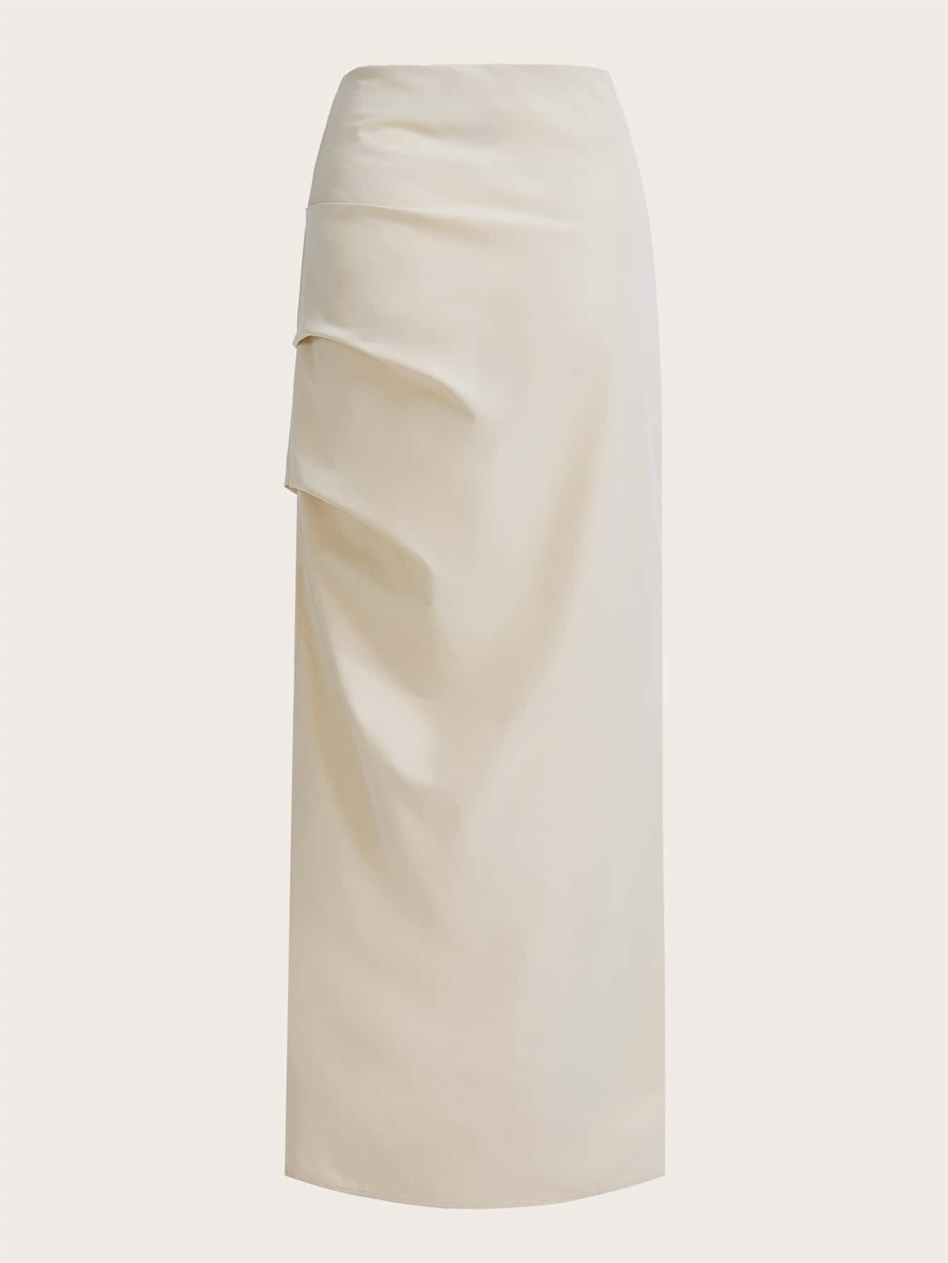 SHEIN EZwear High Waist Split Thigh Skirt | SHEIN