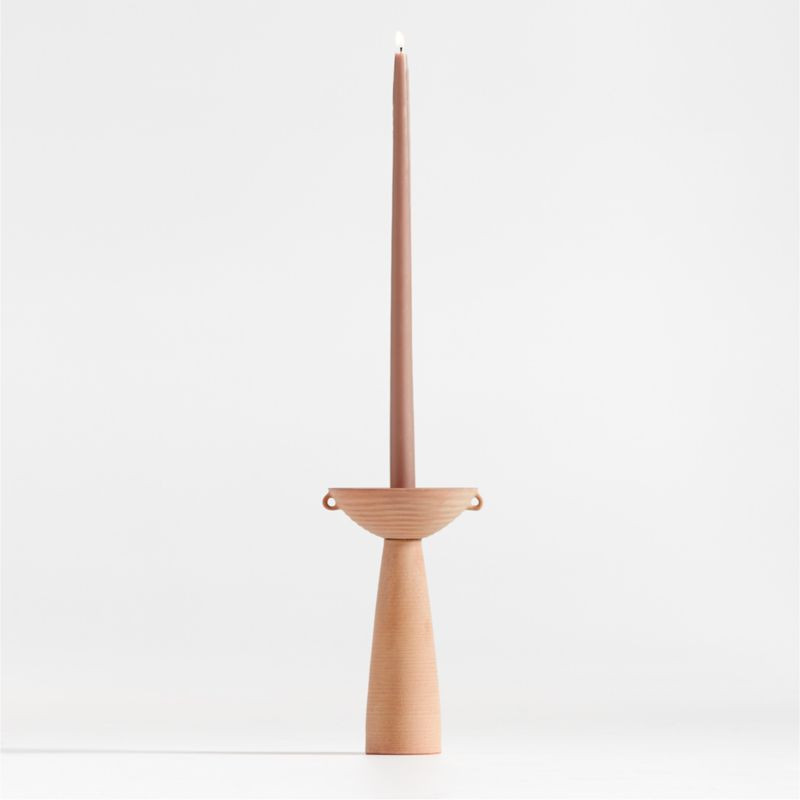 Petit Délicat Taper Candle Holder by Athena Calderone + Reviews | Crate & Barrel | Crate & Barrel