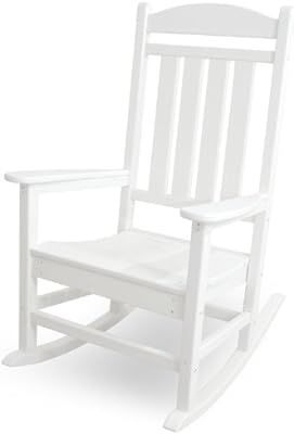POLYWOOD R100WH Presidential Rocking Chair, White | Amazon (US)