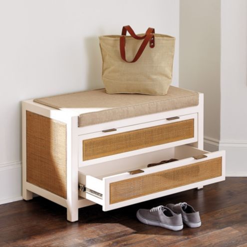 Spencer Storage Bench with Cushion | Ballard Designs | Ballard Designs, Inc.
