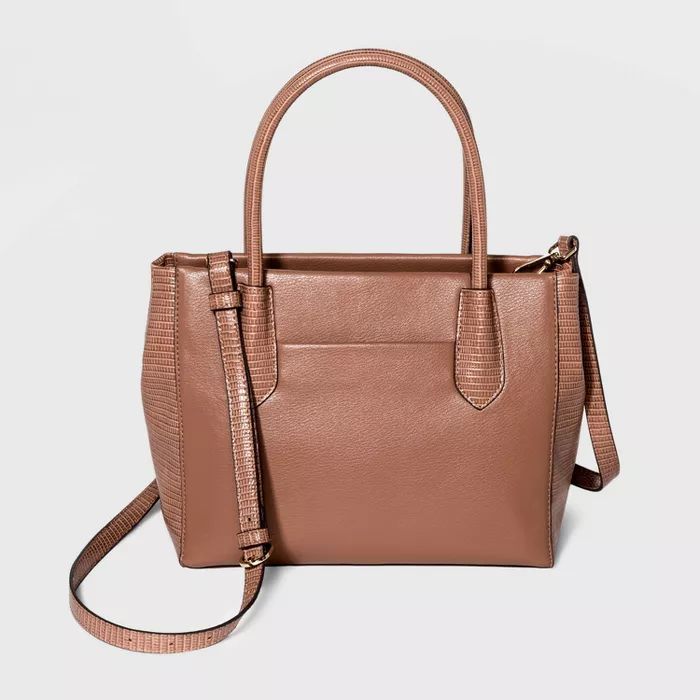 Zip Closure Satchel Handbag - A New Day™ | Target