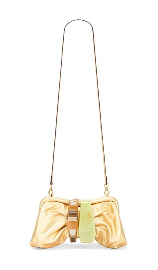 Julita Clutch in Brass Brass | Revolve Clothing (Global)