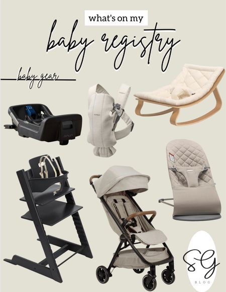 What’s on my baby registry, baby gear edition 

Baby girl, Nuna stroller, high chair, newborn must haves, baby products, baby bjorn bouncer, baby carrier, non toxic baby products, aesthetic mom to be 

#LTKGiftGuide #LTKbump #LTKbaby