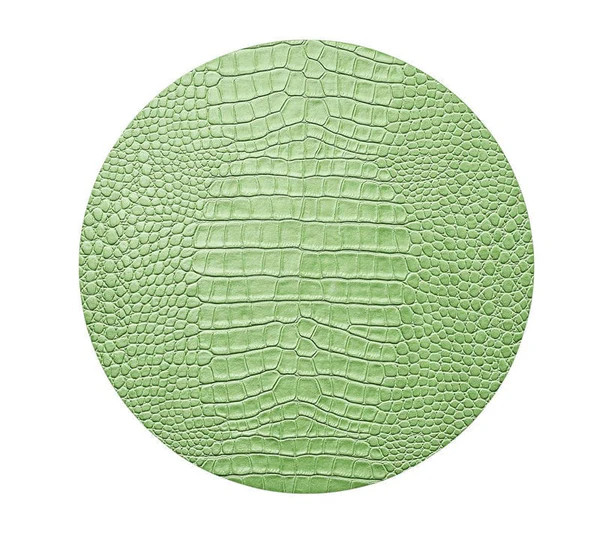 Kim Seybert Croco Placemat in Green - Set of 4 | Alchemy Fine Home