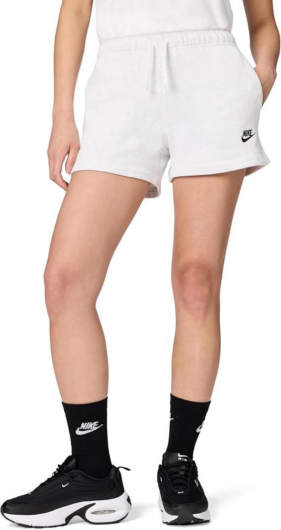 Nike Womens Sportswear Club Fleece Mid-Rise Shorts | Amazon (US)