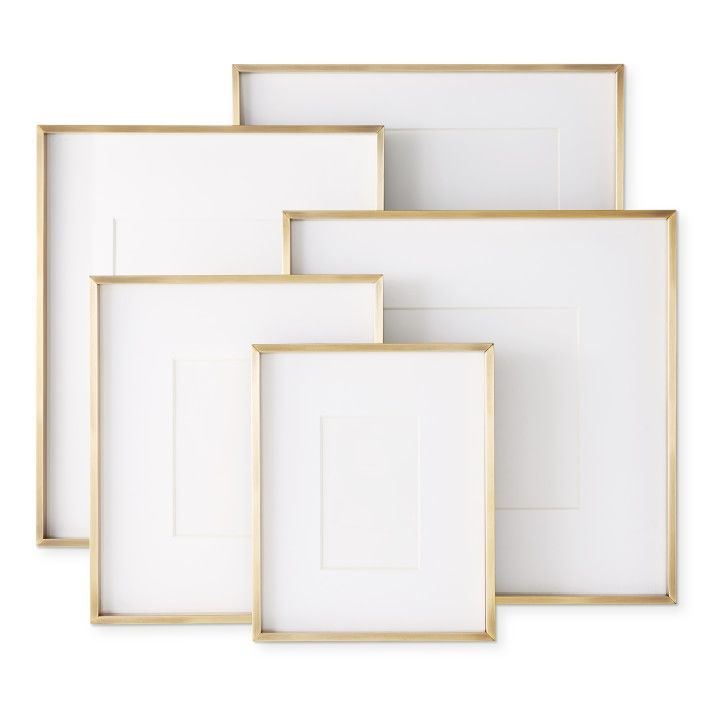 Antique Brass Gallery Frames | Williams-Sonoma